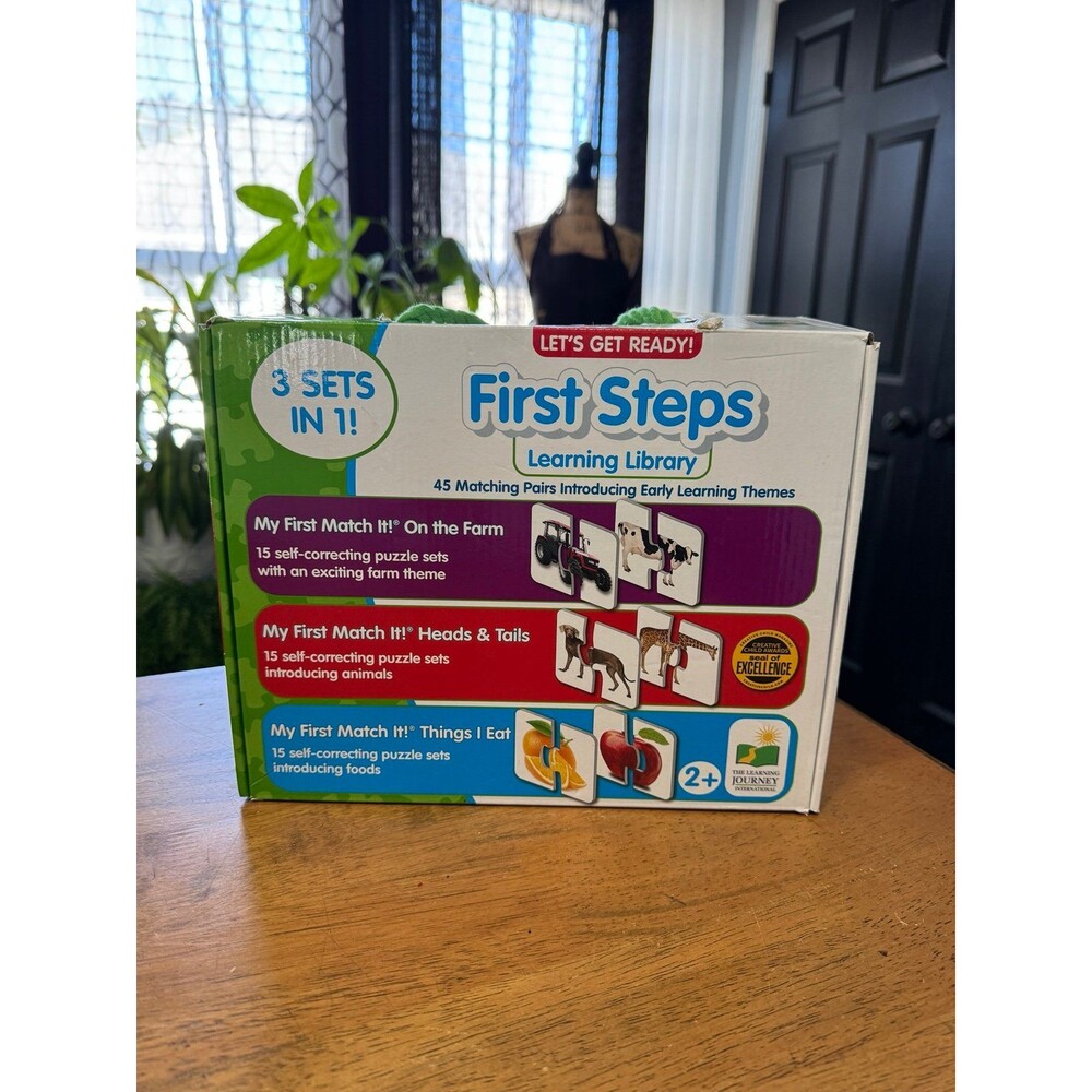 The Learning Journey: First Steps Learning Library,an educational toy set design